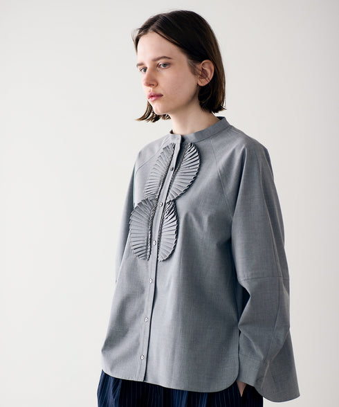 再入荷【SOI-MeME】pleats jabot blouse